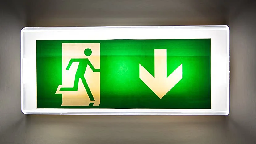 lampada di emergenza uscita